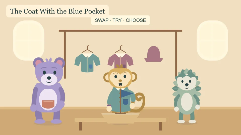 The Coat With the Blue Pocket